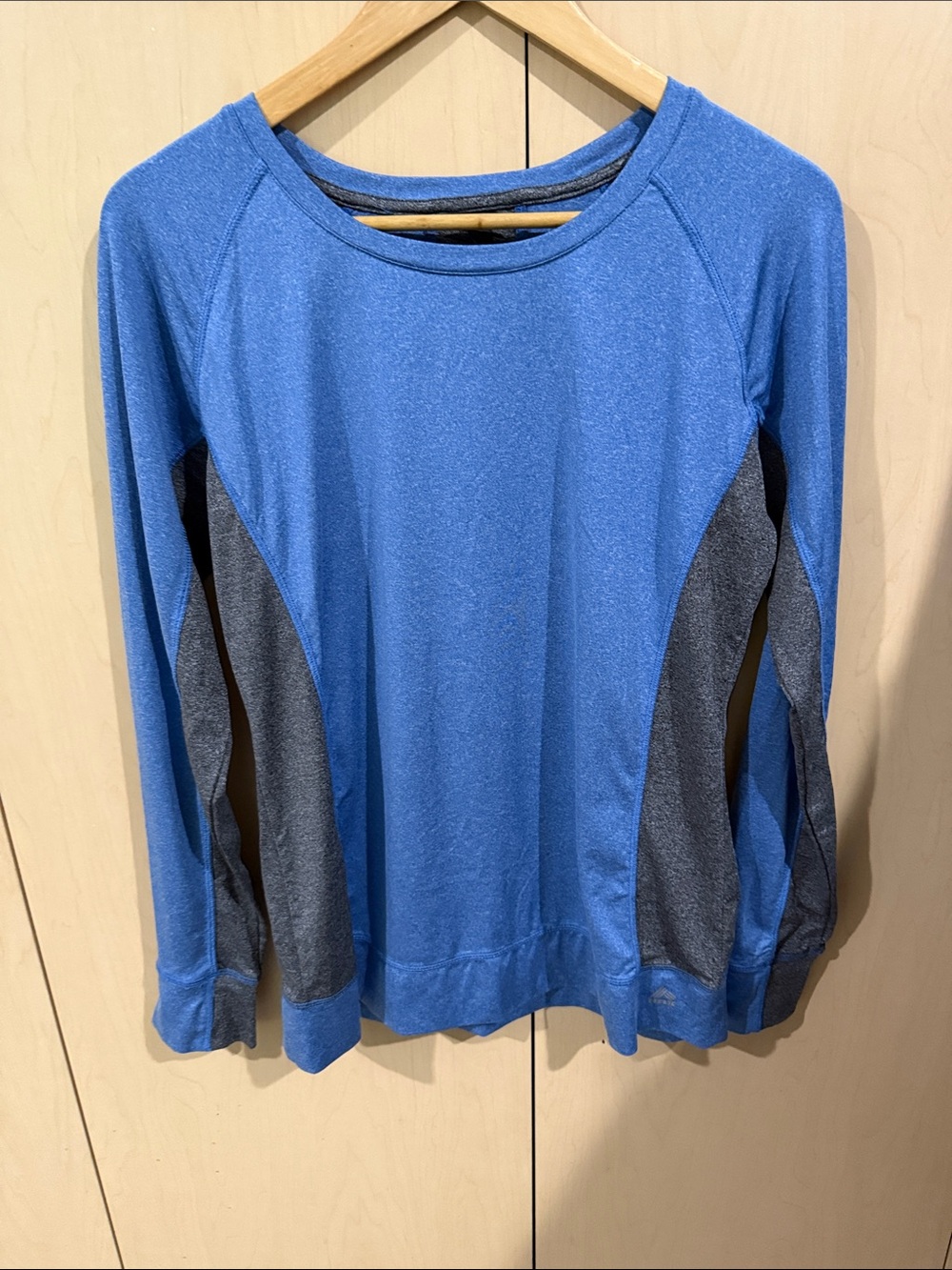 RBX Blue and Gray Long Sleeve Athletic Top